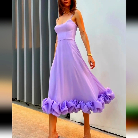 Dresses & Skirts - Women's Elegant Party Dress - Formal/Beach/Evening Gown with Flowy A-Line Skirt